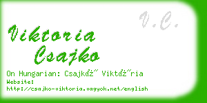 viktoria csajko business card